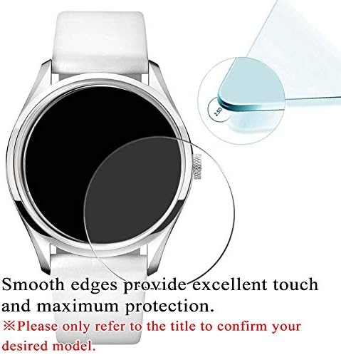 [3 Paket] Synvy Temperli Cam Ekran Koruyucu, SWATCH YWS449MB MAVİ ICONE 9H Film Smartwatch akıllı saat Koruyucuları ile Uyumlu