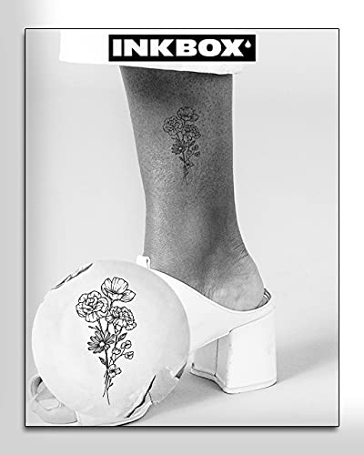 Inkbox Geçici Dövmeler Paketi, Uzun Ömürlü Geçici Dövme, Michelangelo ve Amore İçerir ForNow mürekkep ile Su Geçirmez, 1-2 Hafta