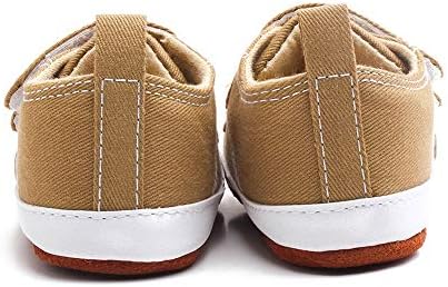 E-FAK Bebek Ayakkabıları Erkek Kız kanvas Sneaker Yumuşak Kaymaz Bebek Yürüyor İlk Yürüteç Beşik Ayakkabı