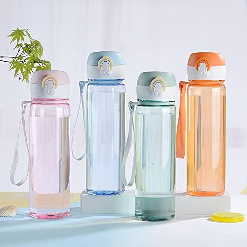 WM ev Sızdırmaz Açık Su Şişesi Spor Su Bardağı Zıplatma Plastik Bardak Yaz Öğrenci Çift Açık Taşınabilir Su Bardağı su ısıtıcısı