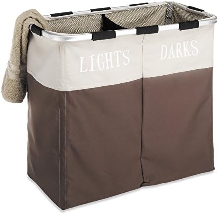 Whitmor Easycare Çift Çamaşır Sepeti-Işık ve Karanlık Ayırıcı-Java