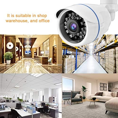 FastUU Dış Mekan Güvenlik Kamerası, Dış Mekan için Ev için Kurulum Paketi ile 720P Gece Güvenlik Kamerası Dış Mekan (NTSC sistemi)