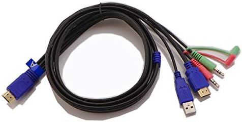 HDMI KVM Kablosu Kabloya İhtiyaç Duyan Müşteri için CKL HDMI Çift Monitör KVM Anahtarları için Özel 5 Feet (1.5 Metre)