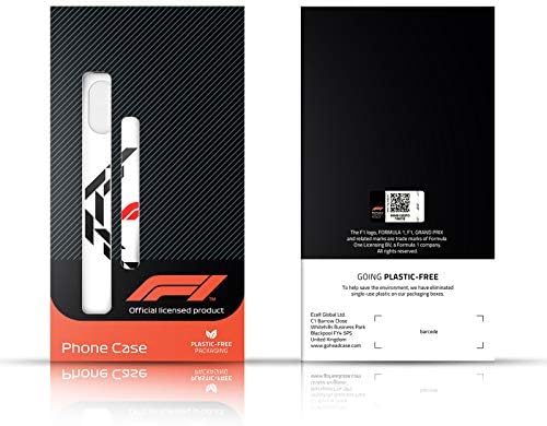 Kafa Kılıfı Tasarımları Resmi Lisanslı Formula 1 F1 Siyah Grafik Deri Kitap Cüzdan Kılıf Kapak ile Uyumlu Samsung Galaxy F22