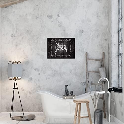 İlham Duvar Sanatı Siyah Slogan Baskı Resim Ofis Banyo Duvar Sanatı Çerçeveli Tuval yatak odası dekoru Yapıt Modern Ev Motivasyon