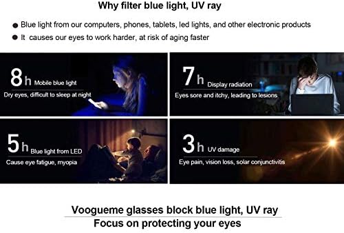 Voogueme Boy Kedi Göz Çerçeve Mavi ışık Gözlük Kadınlar ıçin Blok UV Anti Göz Yorgunluğu Haylie OT414973