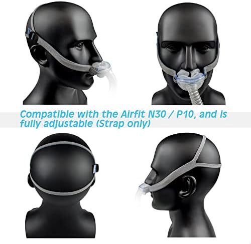 Airfit P10 / N30 Başlık Askısı CPAP Maske Değiştirme Kayışları Tamamen Ayarlanabilir Tasarım Quickfit Elastik Resmed P10 / N30