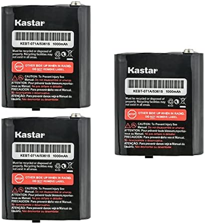 Kastar 3-Pack 53615 Pil Motorola Walkie Talkie ile Uyumlu İki Yönlü Radyo TalkAbout T5800, TalkAbout T5820, TalkAbout T5900,