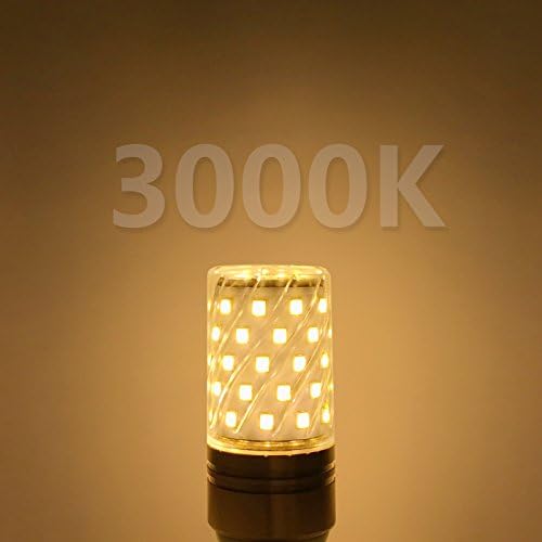 Yiizon E12 LED Mısır Ampuller, 15 W LED Şamdan Ampuller 120 Watt Eşdeğer, 1500lm, sıcak Beyaz 3000 K LED Avize Ampuller, dekoratif