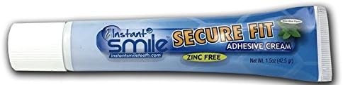 Güvenli Gülümseme Diş Yapıştırıcı Çinko Ücretsiz 1.5 Oz