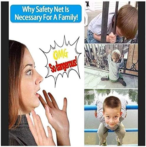 Güvenlik halatı ağı Koruma ağı Korkuluklar Güvenlik Ağı Koruyucu Net Çocuk Merdivenleri Düşme Önleyici Net, Balkon Güvenlik Ağı,