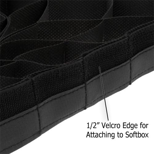 Fotodiox Pro 60 Sekizgen Softbox Artı Izgara (Eggcrate) Stüdyo Strobe için/Flaş Yumuşak Difüzör ve Adanmış Speedring ile, Norman