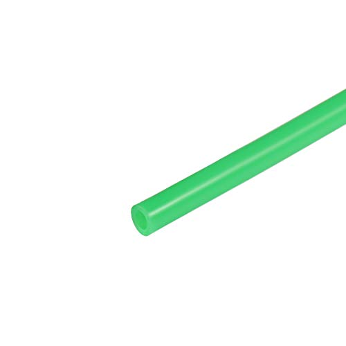 uxcell Silikon Boru, 5/32 (4mm) ID x 9/32 (7mm) OD 3.3 ft Kauçuk Tüp Hava Hortumu Su Borusu Pompa Transferi için, Yeşil