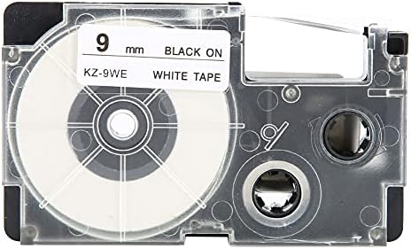 Etiket Bandı Değiştirin, 9mm Etiket Bandı Değiştirme, Casio Etiket Makinesi Yazıcı için Etiketleme Bandı KL-60/120/170/780/820