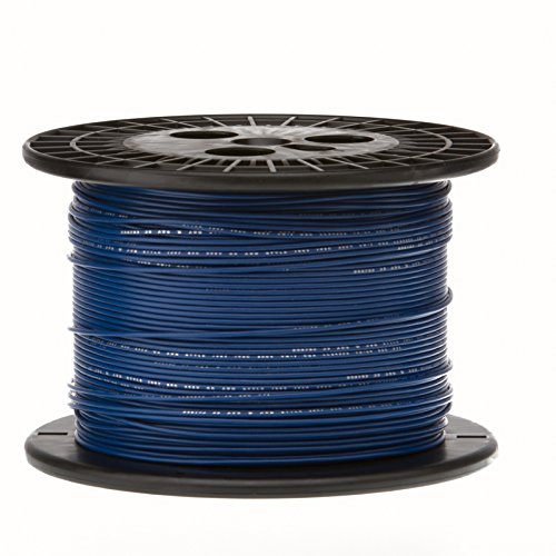 14 AWG Gauge Telli Bağlantı Kablosu, 500 ft Uzunluk, Mavi, 0,0641 Çap, GPT, 60 Volt