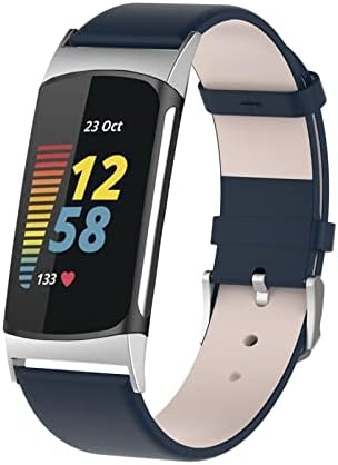 FFENFEI akıllı saat kordonları, Fitbit Charge5 için Yedek Bantları Kayış, deri Bantları Aksesuar Fitness Spor Smartwatch Kayış