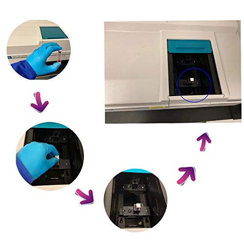 LAB4US Standart UV Kuvars 2mm Küvet Hücresi (2 adet) 2 Şeffaf Pencere, 2mm Yol Uzunluğu; 0.7 ml;