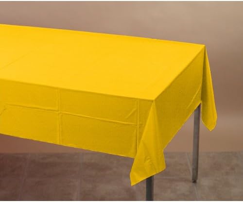Yaratıcı İfadeler Plastik Masa Örtüsü 54 x 108 - Okul Otobüsü Sarı