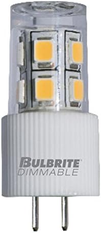 Bulbrite LED Mini JC Olmayan Kısılabilir Bi - Pin Bankası (G4) Ampul 15 Watt Eşdeğer 3000 K, Temizle 1-Pack