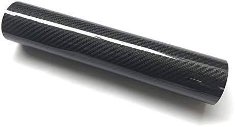 OD 4 inç(102mm) Düz Karbon Fiber Tüp, 4 Dış çap, Uzunluk 12 inç (300mm), 1.5 mm Kalınlık, 3K Dimi Gerçek Karbon Fiber Hortum