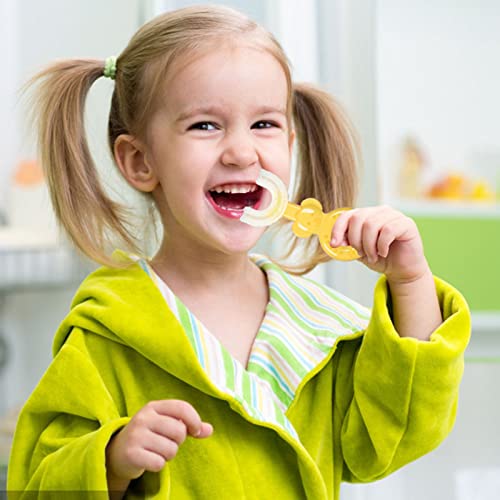U-Şekilli Diş Fırçası, Gıda Yumuşak Silikon Fırça Kafası, Bebekler Ve Çocuklar İçin 360° Oral Diş Temizleme Tasarımı