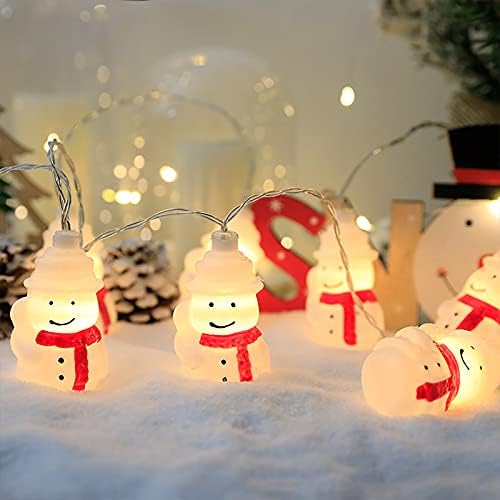 Noel dize ışıkları Noel baba kardan adam peri ışıkları su geçirmez bakır noel ışık Noel askı süsleri kutlamalar için kullanılan