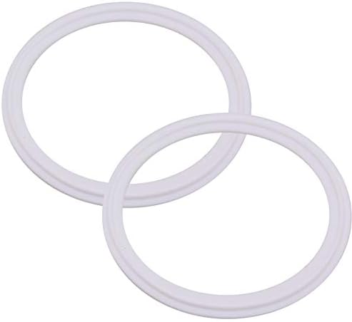 DERNORD Teflon (PTFE) Tri-Kelepçe Conta O-ring-4 İnç Tarzı Uyar OD 119MM Sıhhi Boru Kaynak Yüksük (2 paketi)