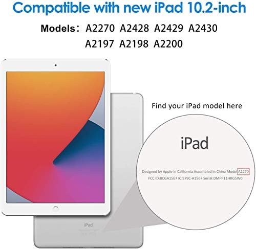 TANTEK [3'lü Paket] iPad 8/7 için Ekran Koruyucu (10.2 İnç, 2020/2019 Model,8. / 7. Nesil), Temperli Cam Film, Ultra Net, Çizilmez,