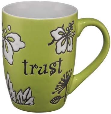 Renkli Hıristiyan Kahve Kupalar 4 Set Aşk Güven Umut Sevinç Kahve Çay Bardak Kadınlar veya Erkekler için