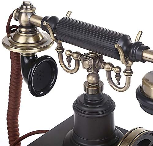 Retro Vintage Telefon Avrupa Retro Antika Telefon Ev Eski Moda Yaratıcı Döner Dial Telefon Sabit Sabit Taban Tipi Antika Sabit