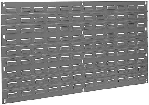 Akro - Mıls 30136 Panjurlu Çelik Duvar Paneli Garaj Organizatörü, AkroBin Saklama Kutularını Monte Etmek için, (36 inç G x 19