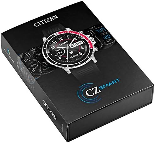 Citizen CZ Akıllı Paslanmaz Çelik Smartwatch Dokunmatik Ekran, Kalp Hızı, GPS, Hoparlör, Bluetooth, Bildirimler, iPhone ve Android