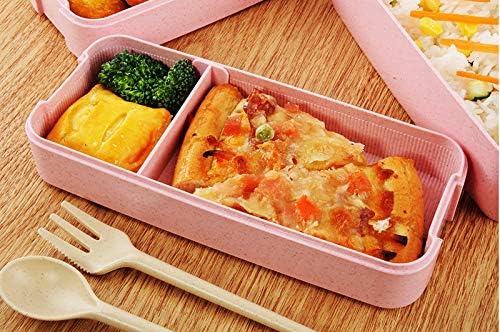 İstiflenebilir Öğle Yemeği Plastik Bento Kutusu, Çocuklar ve Yetişkinler için İstiflenebilir Öğle Yemeği, Şeffaf İstiflenebilir