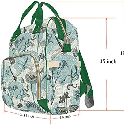InterestPrint Büyük Unisex Bebek Çantaları İşlevli Seyahat Sırt Çantası Anne ve Baba ıçin Paisley Desen Hint Tarzı