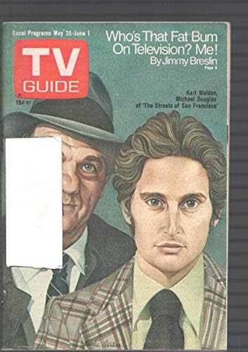 TV Rehberi 5/26/1973-Karl Malden-Michael Douglas-Doğu Illinois