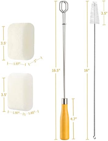 Patentli Su Şişesi Sünger Temizleyici Fırça Seti-17 Ekstra Uzun Esnek Bükülebilir Temizleme Yıkama Scrubber için Büyük 1 Galon