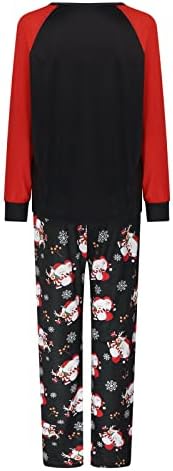 Eşleşen Pijama aile pijamaları seti Noel Pjs Ren Geyiği Ekose Geyik Üst ve uzun Pantolon Tatil Pijama Setleri