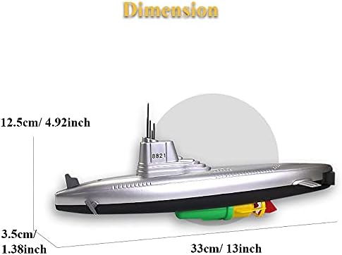 NEXTAKE Elektrikli Denizaltı Oyuncak Komik Pigboat Banyo Oyuncak ALT Su Oyuncak Askeri Denizaltı Modeli Oyuncak Küvet Denizaltı