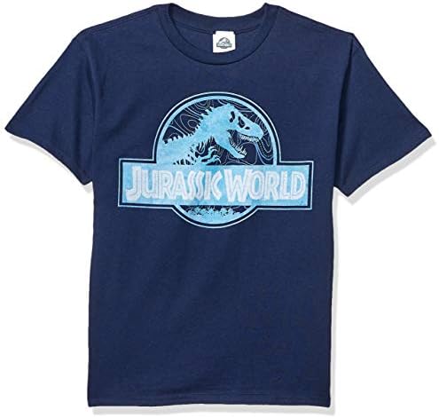 Jurassic World Erkek Büyük Resmi Lisanslı Arazi Logo Grafik Tee