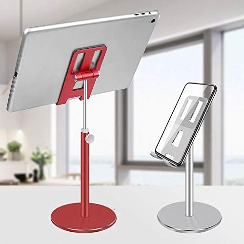 SSMDYLYM Alüminyum Alaşım Tablet Telefon Tutucu Ayarlanabilir Tablet Masaüstü Telefon Dağı için Standı (Renk: Gümüş)