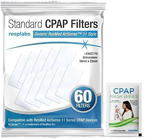 resplabs CPAP Filtreleri-Genel ResMed AirSense 11 Makine Malzemeleri - 60 Filtre Paketi
