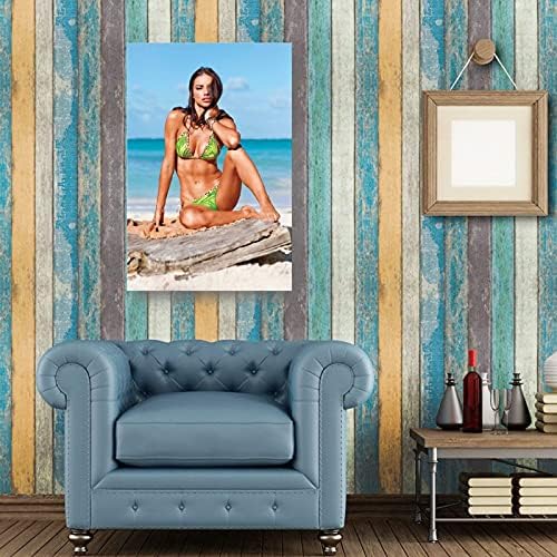 GuangYing Adriana Lima Sıcak Seksi Plaj Fotoğraf Posteri Sanat Eserleri Resim Baskı Posteri Duvar sanatı Boyama Tuval Hediye