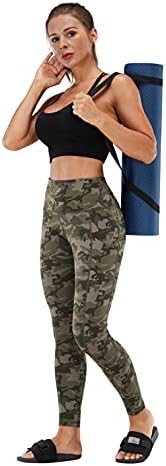 Lingswallow Yüksek Waisted Yoga Tayt ile Cepler-Karın Kontrol Egzersiz Koşu Yoga Pantolon Kadınlar için