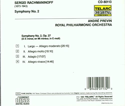 Rachmaninov: Senfoni No. 2