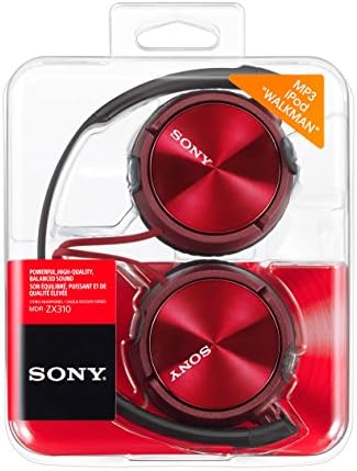 Akıllı Telefon Mikrofonlu ve Kontrollü Sony Katlanabilir Kulaklıklar-Metalik Kırmızı