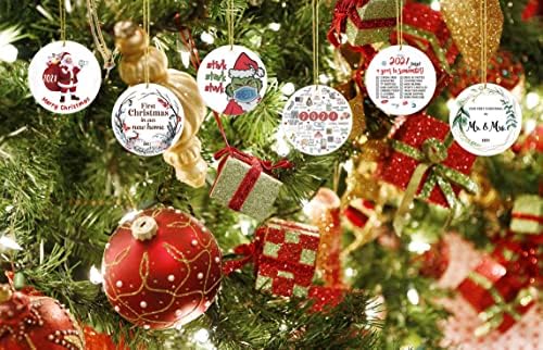 BFJLIFE Bizim Ilk Noel Evli Süs 2021 Olarak Mr ve Mrs Yeni Evli Kişiselleştirilmiş Mini Benzersiz 1st Noel Süslemeleri Dekor
