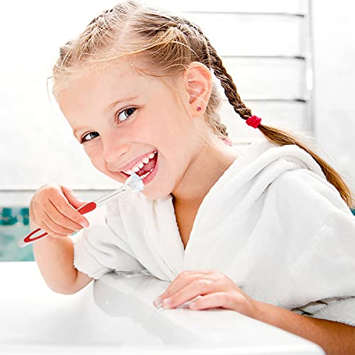 NUODUN 3 Taraflı Otizm Diş Fırçaları Yetişkin Çocuk Manuel Diş Fırçaları Büyük Açılı Kıllar için Ekstra Yumuşak Diş Fırçası Her