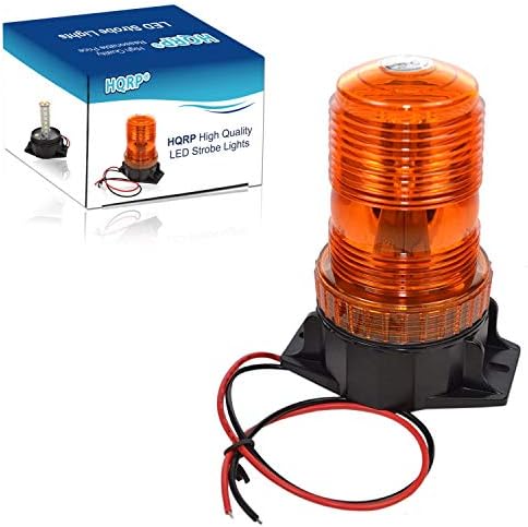 HQRP 12-110 V 30-LED Amber Mini Beacon Acil Forklift Kamyon LED Strobe flaş ışığı
