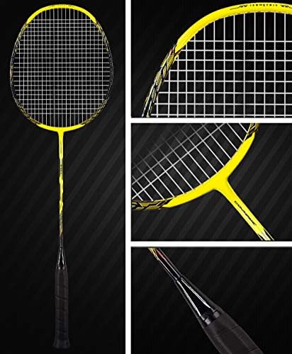 Senston-2 Oyuncu Badminton Raketleri Seti Çift Raketleri Karbon Şaft Badminton Raketi Seti-1 Taşıma Çantası Dahil