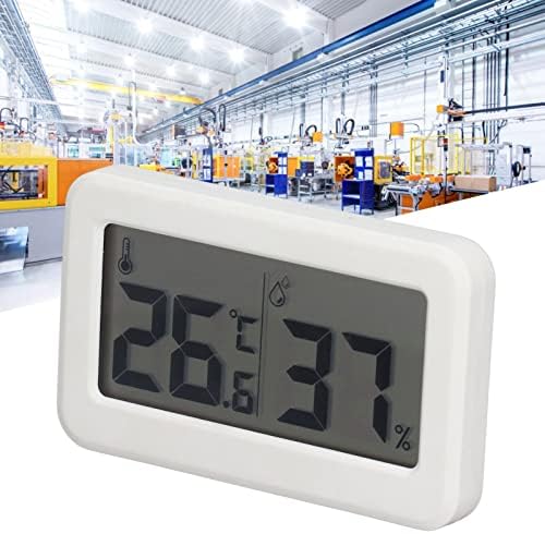 Mini Higrometre, Sıcaklık Nem Ölçer-10-70℃ Kapalı ve Açık için 3V 210mAh Pil ile ABS Kabuk